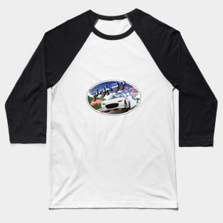 Mazda Miata MX5 ND Outrun Baseball T-Shirt